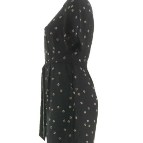 Vince Camuto Ditsy Short Sleeve Wide Leg Jumpsuit - Picture 3 of 16